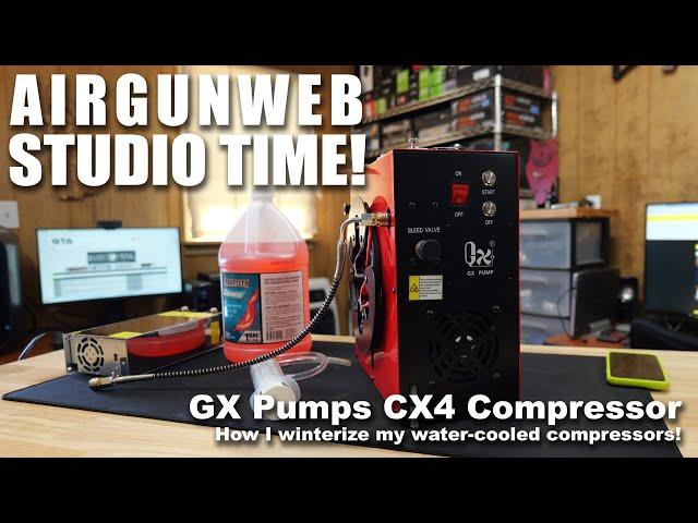GX Pumps CS4 Personal Compressor - Winterizing our 5800 PSI, bottle filling PCP Compressor!