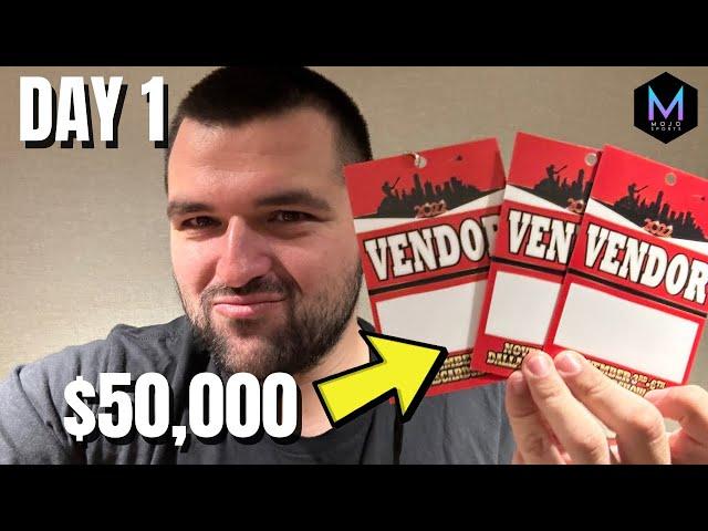 $50,000 Limit? Setting Up As A Dealer At Dallas Card Show 