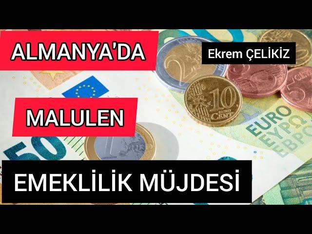 Almanya'da Malulen Emeklilere Müjde