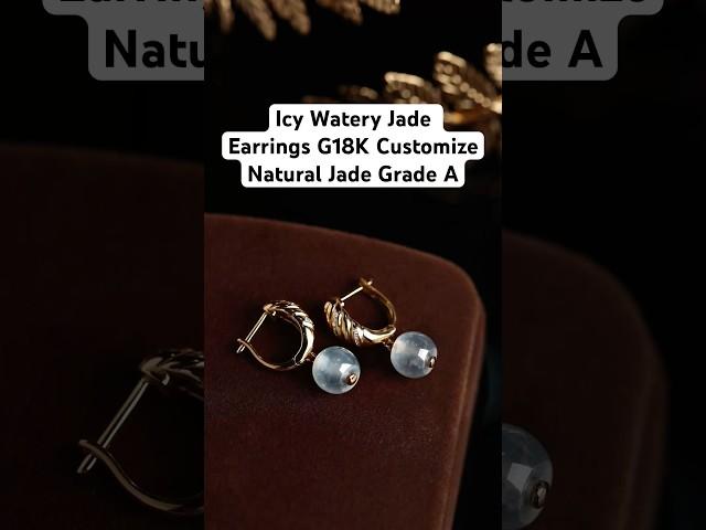 Icy Watery Jade Beads #earrings #ring #pendant #jewelry #bangles #bracelet #emerald #sapphire #pearl