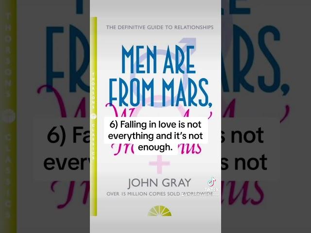 7 powerful lessons from “Men are from Mars, women are from Venus” book #johngray #bestseller