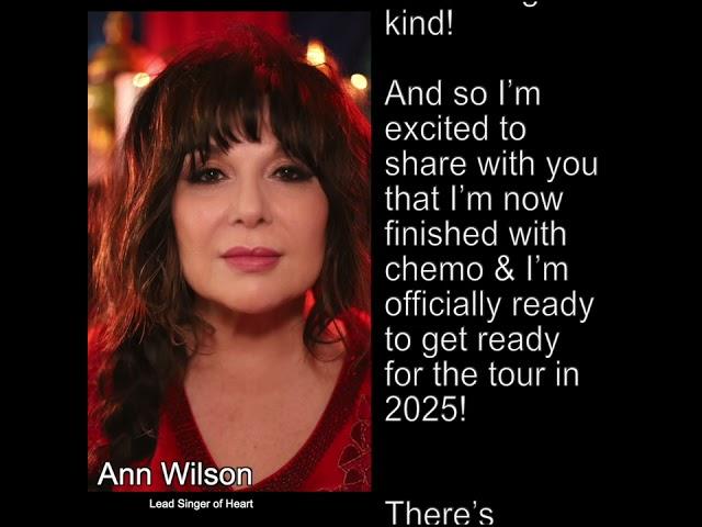 A health update from Ann.