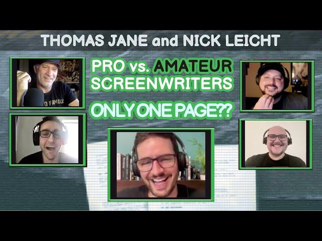 Thomas Jane & Nick Leicht Try to Spot Pro Screenwriting | Spot the Pro #5