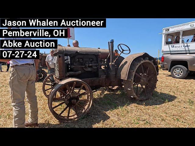 Results - Old Farm Tractors - Farmall - McCormick Deering - Abke Auction 07-27-24