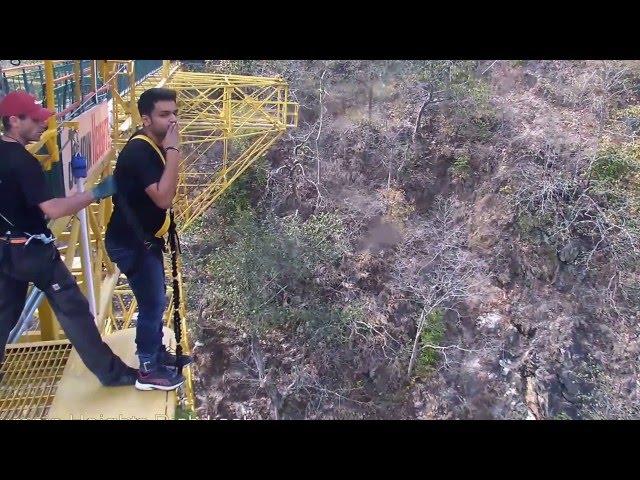 Bungee Jump at Jumpin Heights, Rishikesh, India ( 83 metres)