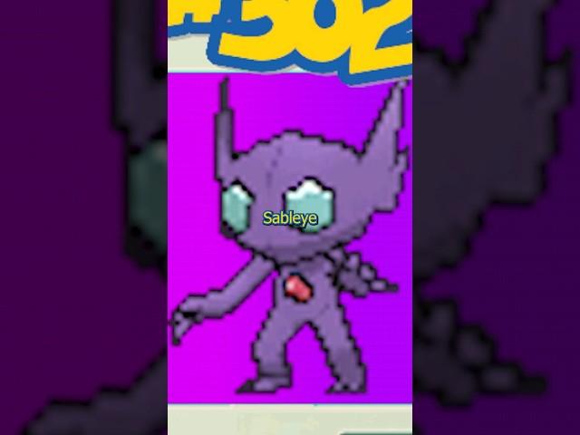 Pokémon Fact! No.302 - Sableye #sableye #regirobshot #pokemon #gaming #scarlet #violet #nintendo