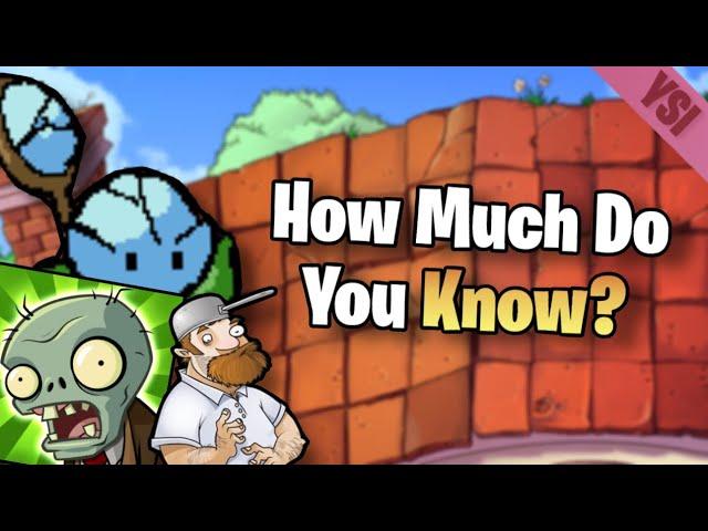 Almost 20 Minutes Of Pointless Plants Vs. Zombies 1 Trivia