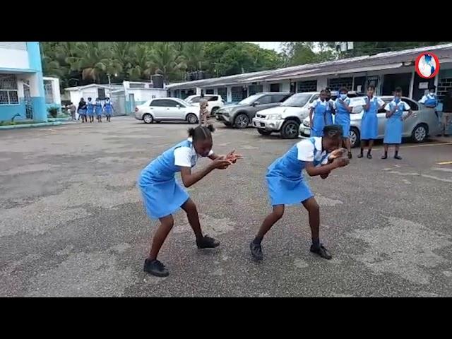 Edwin Allen students dance up a storm to celebrate Champs victory