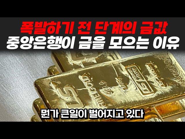 폭발하기 전 단계의 금값