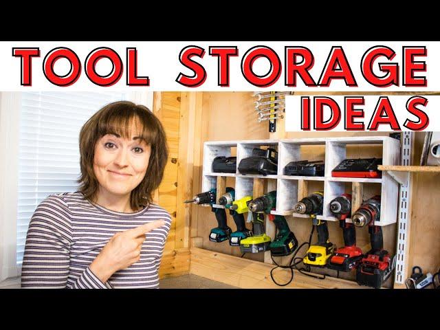 7 Easy Tool Shed/Workshop Organization Ideas | The Carpenter's Daughter