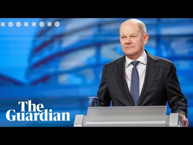Germany chancellor Olaf Scholz speaks to media after Ukraine meeting – watch live