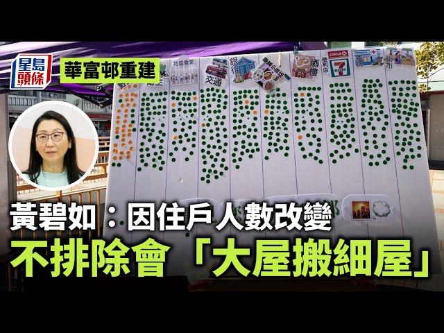 華富邨重建｜黃碧如：因住戶人數改變不排除會「大屋搬細屋」｜星島頭條｜華富邨｜重建｜黃碧如