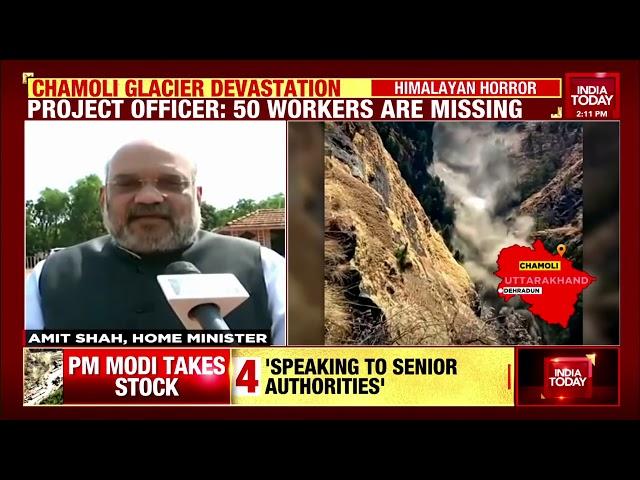Glacier Burst In Chamoli: Amit Shah Says Centre Monitoring Situation, Rescue Forces Deployed
