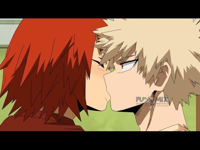 Kiribaku Kiss Behind The Scenes (BTS) - Kirishima Eijirou x Bakugo Katsuki (YAOI)