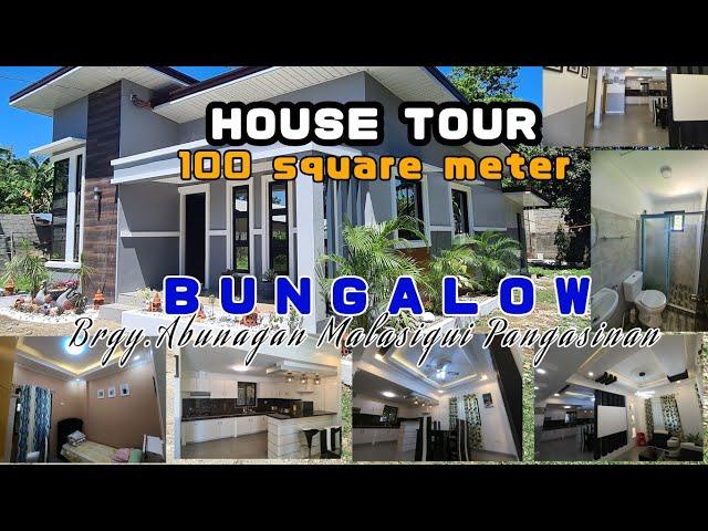 HOUSE TOUR 100sqm BUNGALOW HOUSE(Brgy.Abunagan Malasiqui Pangasinan) HOUSE PROJECT LAST PART