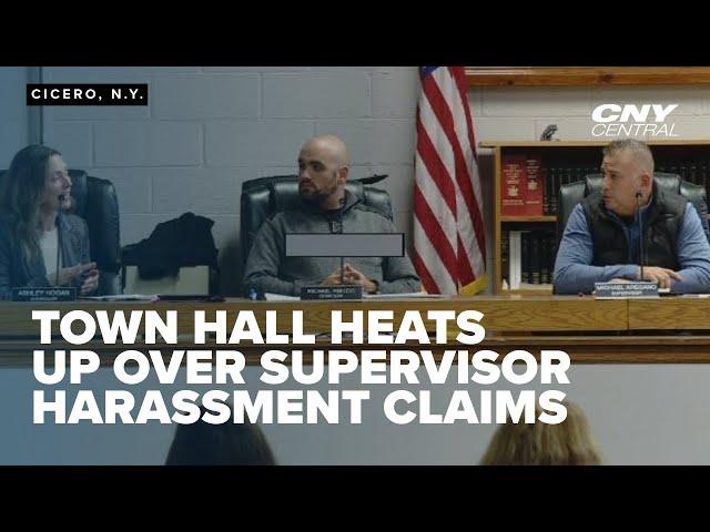 Cicero Town Hall heats up after Town Supervisor addresses harassment claims, community members speak