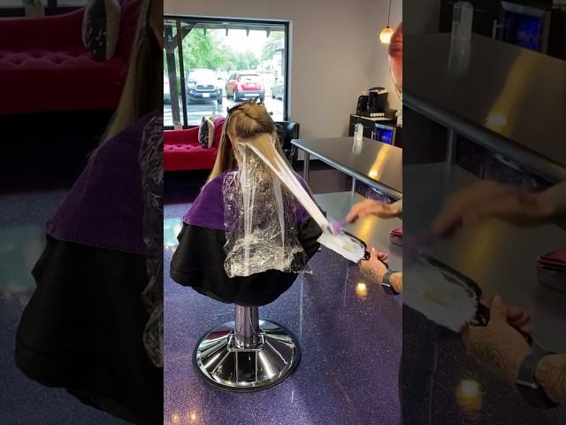 Super long hair! #balayage #haircut #schaumburg #hair #haircolor #longhair #hairstyle #hairvideo