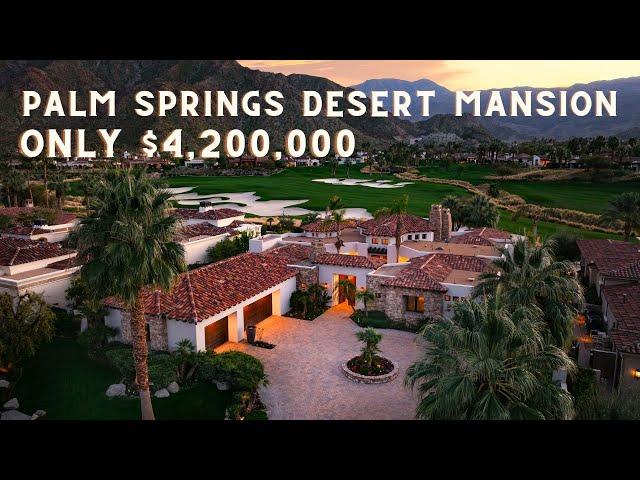 $4,200,000 Guard Gated Desert Mansion in AWARD-WINNING GOLF Community