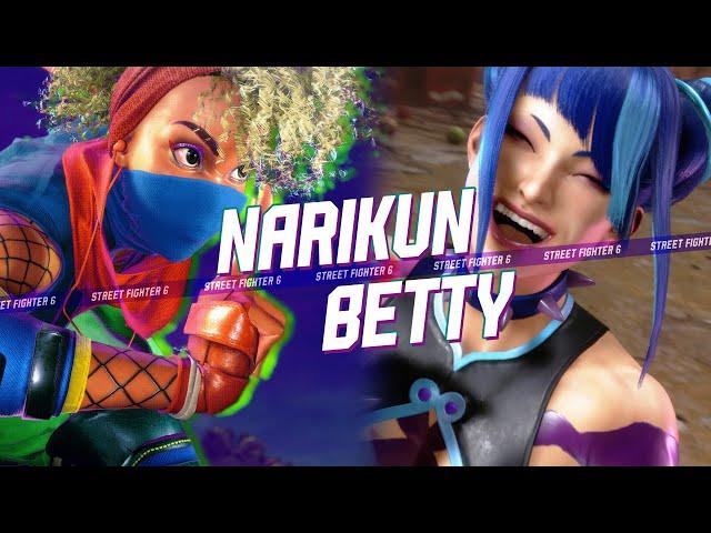 SF6 Narikun (Kimberly) vs Betty (Juri) Street Fighter 6