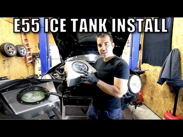 E55 AMG Build PT 2 - VRP Water/Ice Tank & Superflo Coolant Pump Install.