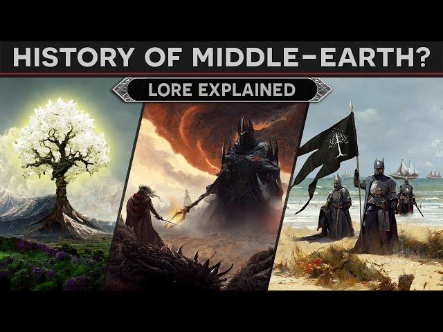 What is the History of Middle-Earth? - From Creation to the Rise of Numenor LORE DOCUMENTARY