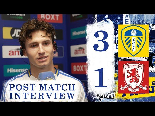 “A huge win for us” | Brenden Aaronson | Leeds United 3-1 Middlesbrough