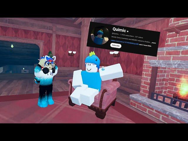 How i accidentally meet Quimic on Roblox DOORS  ft: @Quimic.