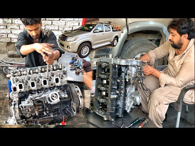 Rebuilding Toyota Hilux 2nd Engine- Toyota Hilux Engine Restoration |