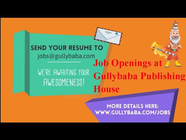 Job Openings at Gullybaba In New Delhi | Gullybaba Publishing House Recruitment