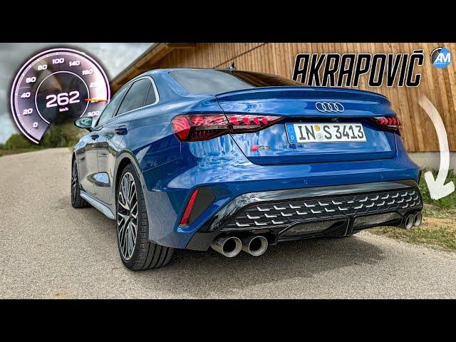 NEW! Audi S3 Facelift (333hp)| 0-262 km/h acceleration & Akrapovic SOUND