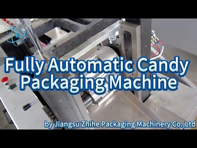 Fully automatic candy packaging machine by Jiangsu Zhihe Packaging Machinery Co.,Ltd