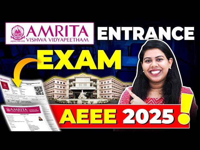 AEEE 2025 Exam Details| Amrita University Registration Started️#AEEE2025 #AMRITAUNIVERSITY #VIRAL