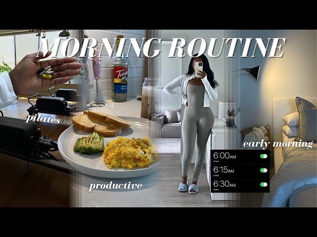 REALISTIC MORNING ROUTINE 2023 | healthy habits & productivity