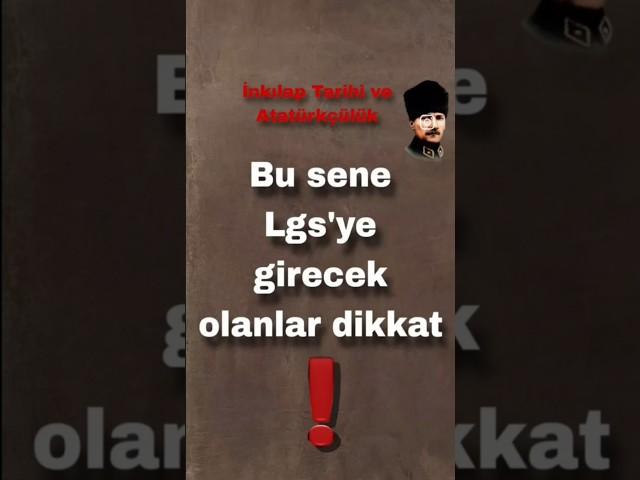 8. Sınıflar dikkat #lgs #dersvideoları #tarih #sınav #keşfet #viral #osmanlı #atatürk #akım