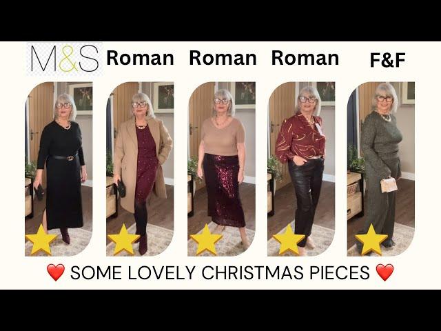 Christmas Pieces from Roman, M&S, F&F @ Tesco. links in description over 50’s 60’s 70’s fashion 