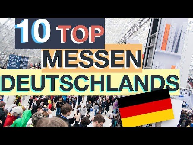 Die 10 größten Messen in Deutschland