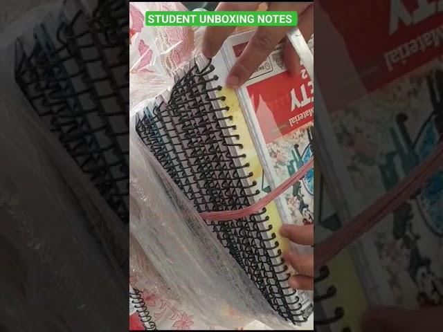 STUDENT UNBOXING NOTES | SHOP BY RAJESH BOOK STORE #booklist #upsc2024