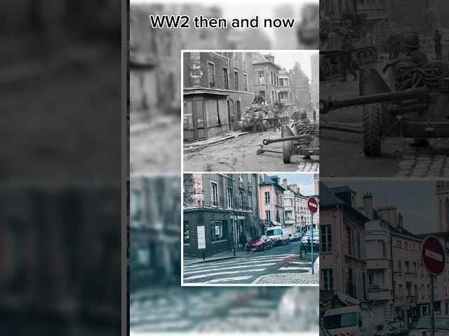 WW2 then and now|| D-day Normandy Utah beach #ww2#normandybeach#germanyww2#respect#history#ytshorts