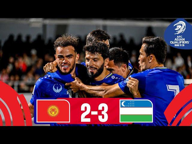 Kyrgyz Republic - Uzbekistan | Highlights | #AsianQualifiers - Road To 26