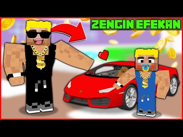 KASLI EFEKAN VE KASLI BEBEĞİ ZENGİN OLDU FİLMİ!  - Minecraft ZENGİN FAKİR HAYATI