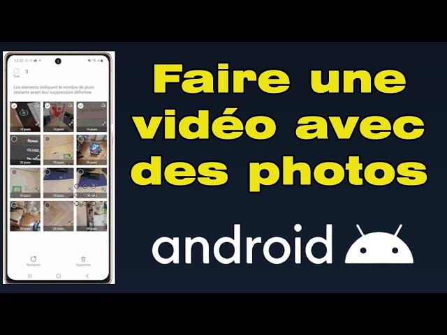 Comment faire une vidéo avec des photos et musique sur Android