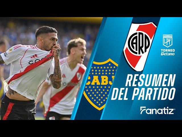 Boca Juniors 0 vs. 1 River Plate - Resumen del partido | #TorneoBetano 2024