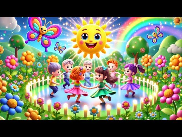 गोल-गोल घूमो  | Go Round and Round | Hindi Nursery Rhyme and Kids Song