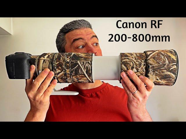 Canon RF 200-800mm lens review, first impressions after a month, best budget super telephoto? 4K