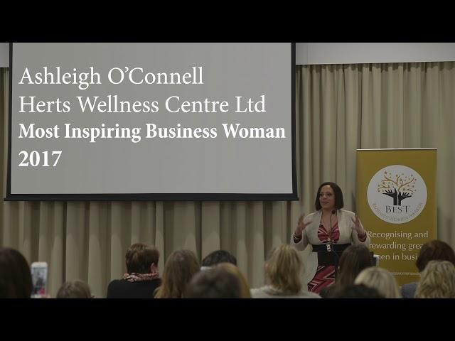 Most Inspiring Business Woman 2017 Ashleigh O'Connell