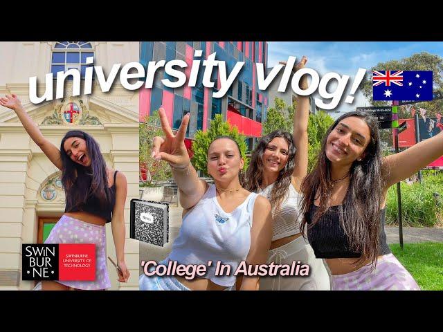 What University is REALLY like in Australia | COLLEGE VLOG! Swinburne University of Technology