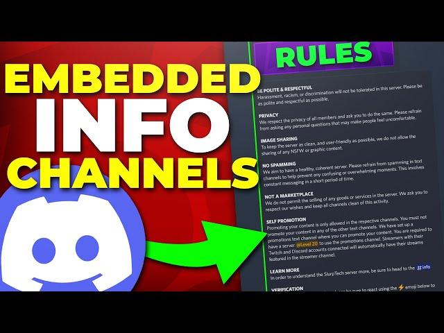 How to Make Embedded Info Channels on Discord (Complete Guide)