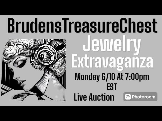 Monday 6/10 At 7:00pm Live Jewelry Auction