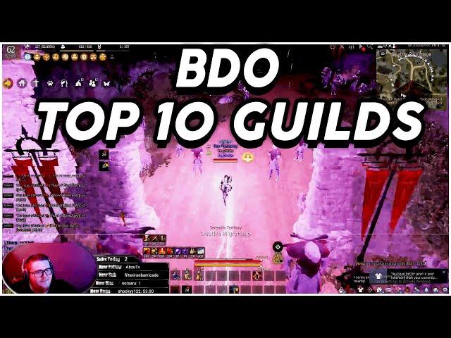 TOP 10 GUILDS - Daily BDO Community Clips