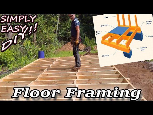 Framing A Floor  Rim Joists  Floor Joists